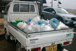 観察会前に北浦周辺で回収したゴミ